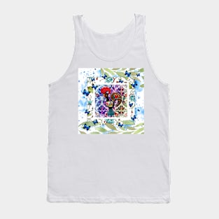 Galo de Barcelos, Portuguese Folk Art Tank Top